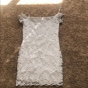 Off white lace dress